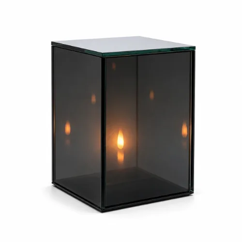 Bateriový LED pamětní lampion se zrcadlovým efektem SM26763